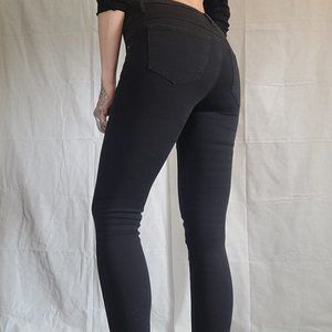 No Boundaries Triple Stack Skinny Jeans Black Size 3